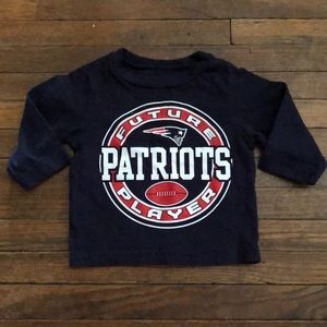 0/3 months patriots tshirt